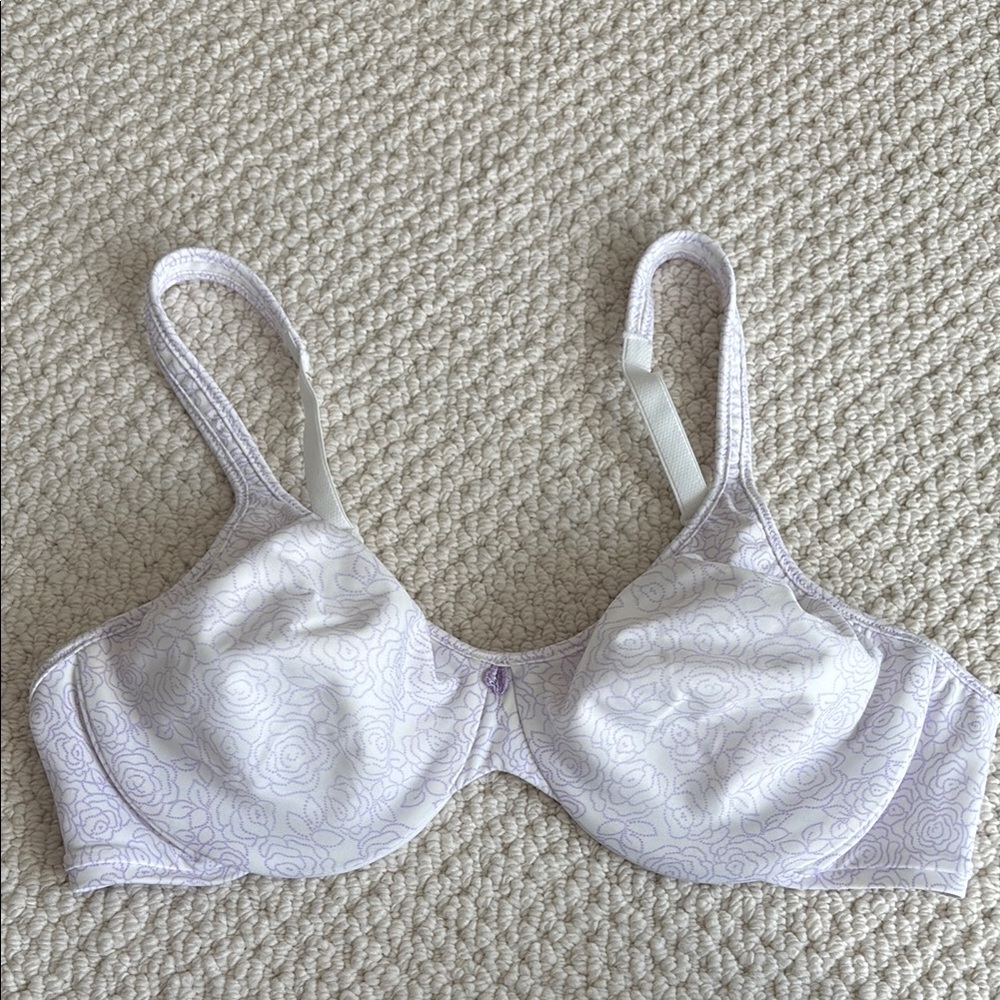 Bali Passion for Comfort Smoothing Underwire Bra 3383 Lilac Rose - Picture 2 of 7